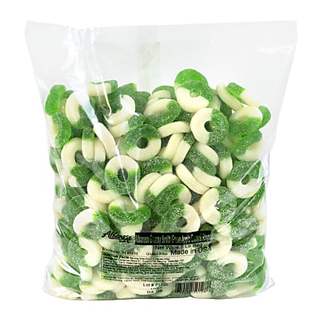 Albanese Confectionery Gummy Rings, Apple, 4.5-Lb Bag