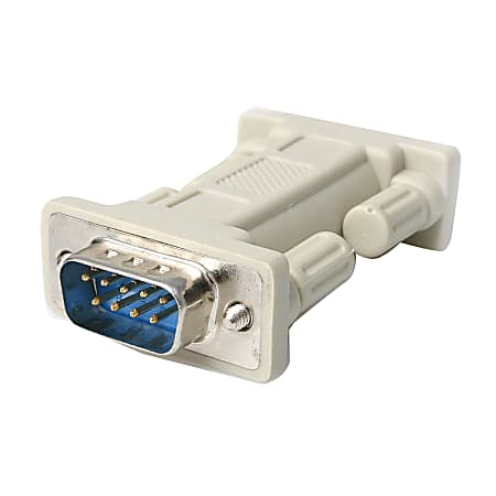 StarTech.com DB9 RS232 Serial Null Modem Adapter - M/M - Null modem adapter - DB-9 (M) to DB-9 (M) - NM9MM - Null modem adapter - DB-9 (M) to DB-9 (M) - for P/N: SV1115IPEXGB, SV1115IPEXT, SV1110IPEXT-KIT, SV1110IPEXGB, SV1110IPEXT