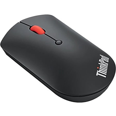 Lenovo ThinkPad Bluetooth Silent Mouse Optical Wireless Bluetooth Black  2400 dpi Scroll Wheel 3 Buttons - Office Depot