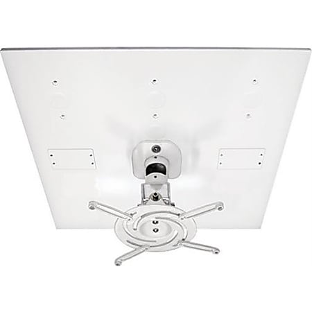 Amer AMRDCP100KIT - Mounting kit (ceiling plate, interface bracket) - for projector - aluminum, steel