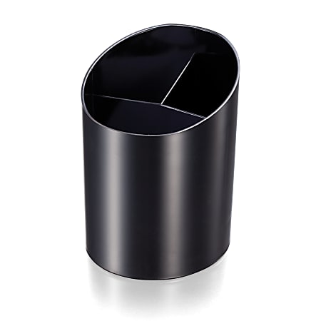 Office Depot® Brand 30% Recycled Big Pencil Cup, Black