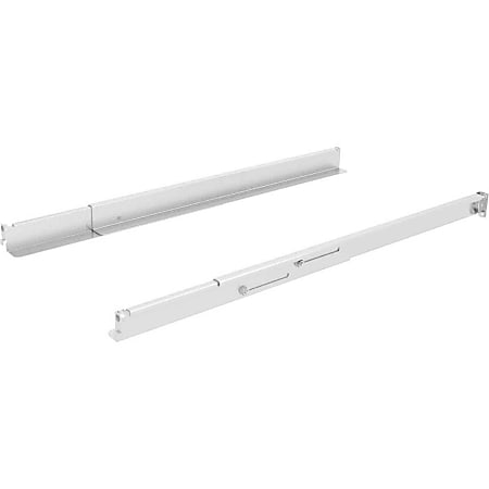 Vertiv 1U Depth Adjustable Support Rails 100lbs - 1U Rack Height x 19" Rack Width x 31.60" Rack Depth - Rack-mountable - Stainless Steel - Metal - 100 lb Maximum Weight Capacity