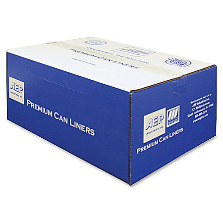 High-Density Commercial Can Liners, 45 Gallon Trash Bags