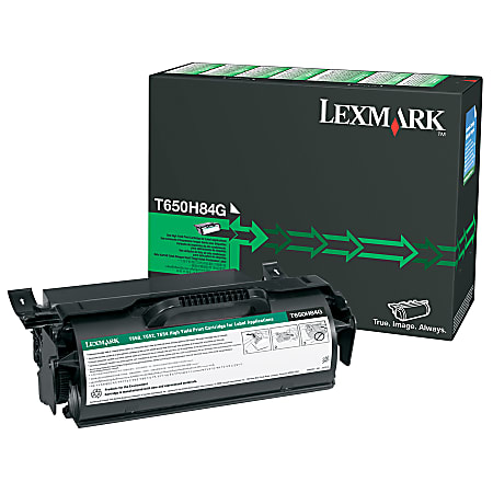 Lexmark™ T650H84G Remanufactured Black High Yield Toner Cartridge