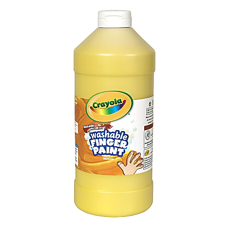 Crayola® Washable Finger Paint, 32 Oz., Yellow
