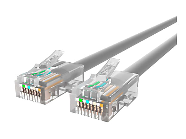 Belkin - Patch cable - RJ-45 (M) to RJ-45 (M) - 7 ft - UTP - CAT 6 - gray - for Omniview SMB 1x16, SMB 1x8; OmniView SMB CAT5 KVM Switch