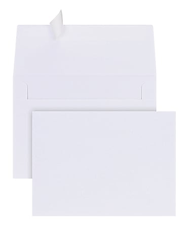 50 White Envelopes for 4x6 in Cards