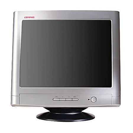 Compaq FS7600e 17" Color Flat-Screen CRT Monitor, Black/Silver