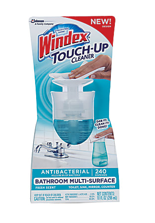 Windex® Touch-Up Cleaner, Fresh Scent, 10 Oz Bottle