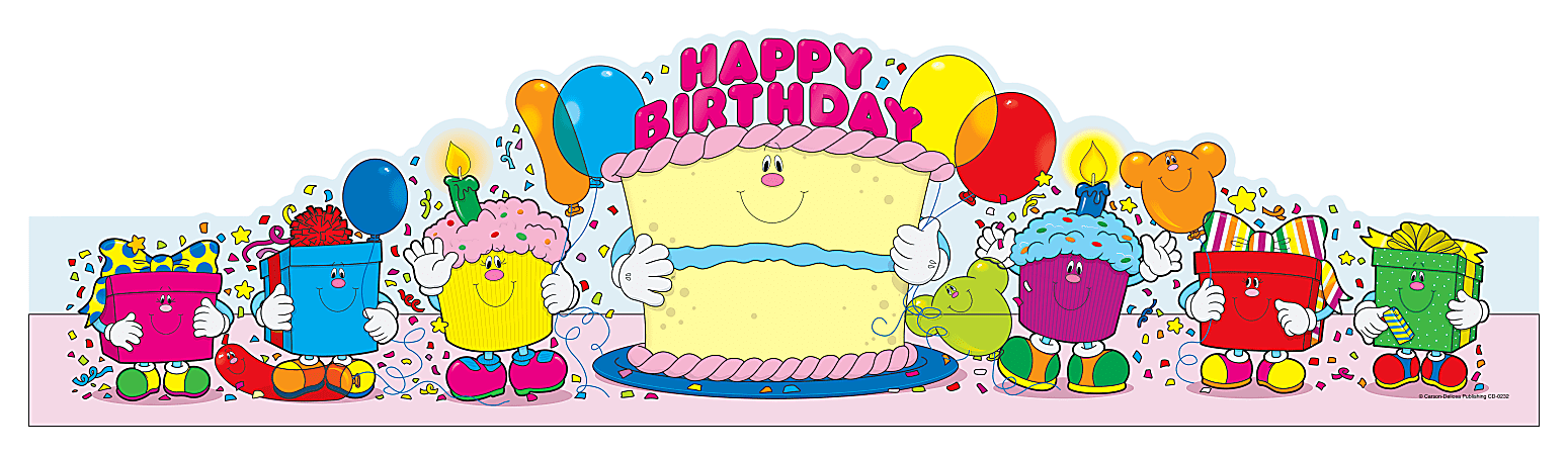 Carson Dellosa Education Happy Birthday Crowns - Happy Birthday - 30/Pack - Birthday