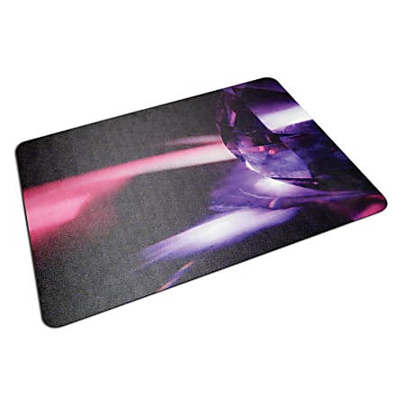 ColorTex Polycarbonate Chair Mat, 36" x 48", Reflective Gem