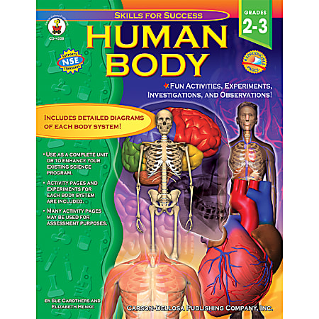 Carson-Dellosa Skills For Success Book, Human Body: Grades 2-3