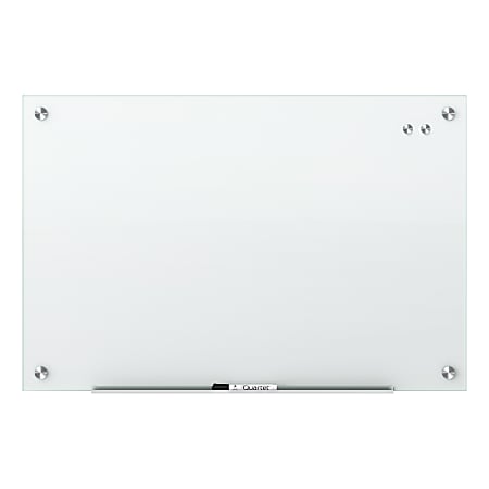 Quartet Infinity® Magnetic Glass Unframed Dry-Erase Whiteboard, 36" x 24", White