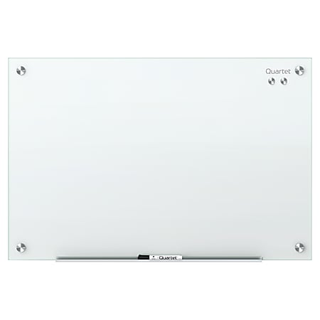 Quartet® Infinity™ Magnetic Glass Unframed Dry-Erase Whiteboard, 96" x 48", White