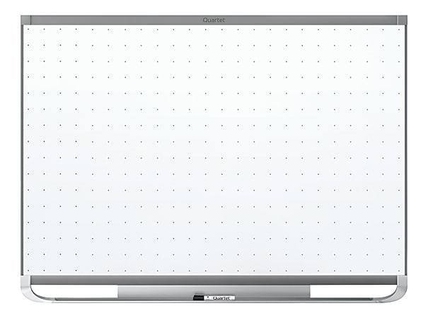 Quartet® Prestige™ Total Erase® 2 Magnetic Unframed Dry-Erase Whiteboard, 48" x 36", Graphite Aluminum Frame