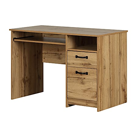 South Shore Tassio 44" W Rectangular Desk, Nordik Oak