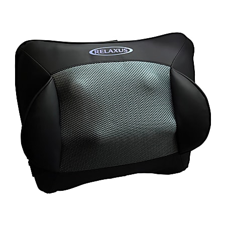 Relaxus 703211 Thermo Shiatsu Massage Cushion, Small, Black