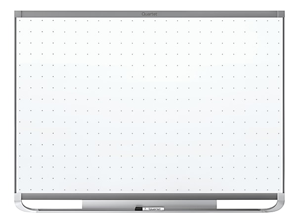 Quartet® Prestige™ 2 Magnetic Total Erase® Dry-Erase Whiteboard, 72" x 48", Aluminum Frame With Graphite Finish