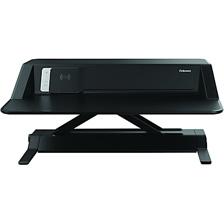Fellowes Lotus DX Adjustable Sit Stand Workstation Black - Office