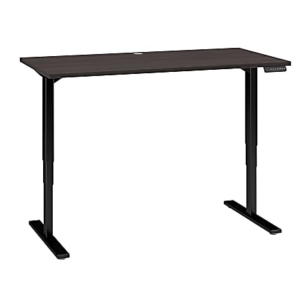 Bush Business Furniture Move 80 Series 60"W x 30"D Height Adjustable Standing Desk, Storm Gray/Black Base, Standard Delivery