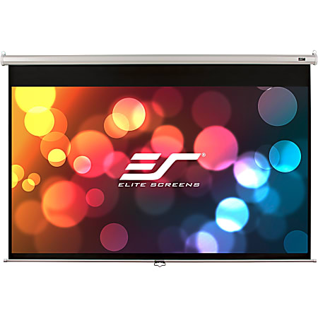 Elite Screens Manual Series - 85-INCH 1:1, Pull Down Manual Projector Screen with AUTO LOCK, Movie Home Theater 8K / 4K Ultra HD 3D Ready, 2-YEAR WARRANTY , M85XWS1"