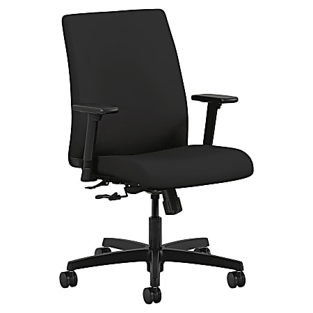 HON® Ignition® Low-Back Task Chair, Black