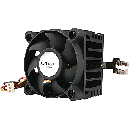 StarTech.com 50x50x41mm Socket 7/370 CPU Cooler Fan w/ Heatsink and TX3 and LP4 - Replace or upgrade a Socket 7 or 370 CPU heatsink fan assembly