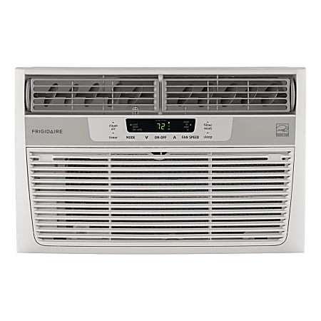 Frigidaire 6,000 BTU Window-Mounted Room Air Conditioner - Cooler - 1758.43 W Cooling Capacity - 250 Sq. ft. Coverage - Dehumidifier - Antibacterial Mesh - Remote Control - Energy Star - White