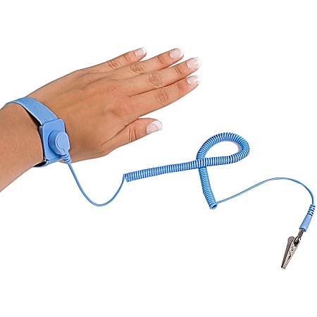 StarTech.com ESD Anti Static Wrist Strap Band with Grounding Wire  AntiStatic Wrist Strap Anti static wrist band Prevents dangerous  electrostatic buildup while working on electronics - Office Depot