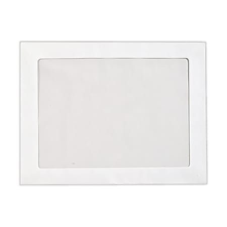 LUX 6 3/4 Full-Face Window Envelopes, Middle Window, Gummed Seal, Bright White, Pack Of 1,000