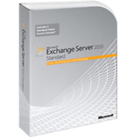 Microsoft Exchange Server 2010 Standard Edition - 64-bit - Complete Product - 1 Server, 5 CAL - Academic