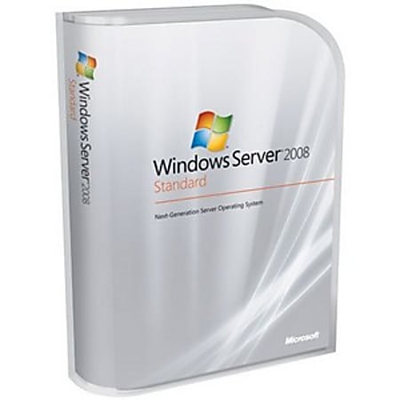 Microsoft Windows Server 2008 R2 Standard - 64-bit - Complete Product - 1 Server, 5 CAL