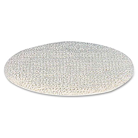Quality Chemical Low-Profile Carpet Bonnet With Green Scrubber Strips - 17 Inch For Floor Machines