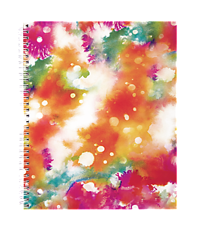 Divoga® Metallic Pop Notebook, 8 1/2" x 10 1/2", College Ruled, Multicolor, 80 Sheets