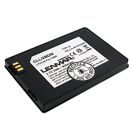 Lenmar® CLLGBDM Battery For LG Chocolate Gold, Chocolate Platinum And KE800 Wireless Phones