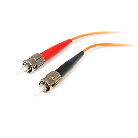 StarTech.com 1m Fiber Optic Cable - LSZH - MTRJ/ST - OM1 - 1m MTRJ/ST ...