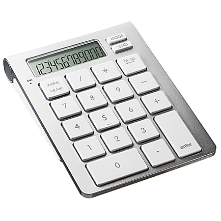 SMK Link iCalc Bluetooth® Calculator And Keypad, Silver
