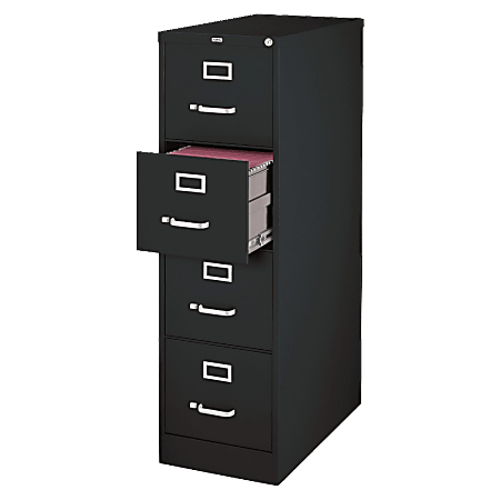 Lorell Fortress 26 12 D Vertical 4 Drawer Legal Size File ...