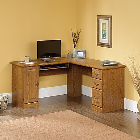 Sauder orchard hills cheap corner computer desk