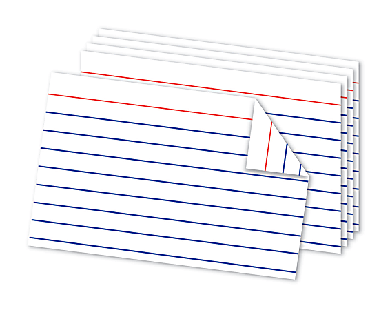 Office Depot® Brand Double Sided Index Cards, 4"