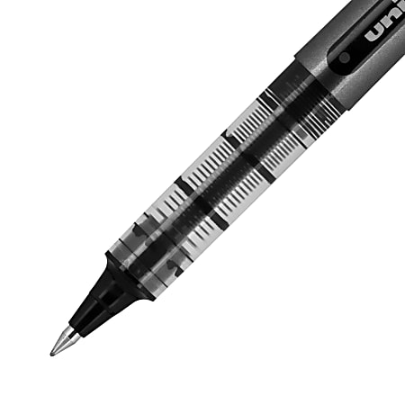 Custom Uni-Ball® Micro Roller Ball Pen-Black Barrel
