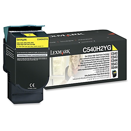 Lexmark™ C540H2YG High-Yield Yellow Toner Cartridge