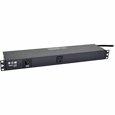 Tripp Lite PDU Metered 120V 15A 5-15R 13 Outlet 5-15P Horizontal 1URM, PDUMH15RA