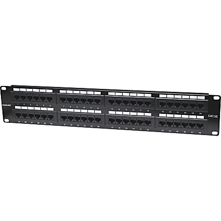 Intellinet Network Solutions 48-Port Cat5e UTP Rackmount 110/Krone Patch Panel