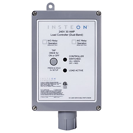 Insteon 220V / 240V 30 AMP 2477SA2 Load Controller Normally Closed Relay (Dual-Band)