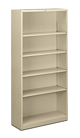 HON® Brigade® Steel Modular Shelving Bookcase, 5 Shelves,