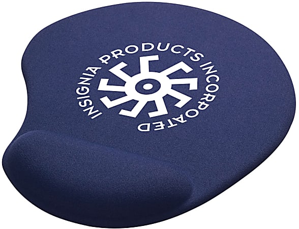 Custom Solid Jersey Gel Mouse Pad/Wrist Rest, 7-1/2" x 9"