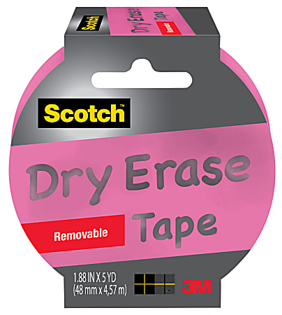Dry Erase Tape, 1.88 x 5yd - MMM1905RDE, 3M Company