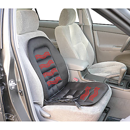 WAGAN Tech 12 Volt Heated Seat Cushion Polyester 17 1 2