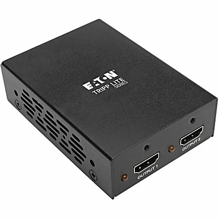 Eaton Tripp Lite series 2-Port 4K 3D HDMI Splitter, HDMI, HDCP 2.2, Ultra HD 4K x 2K Audio/Video, 3840x 2160 @ 60 Hz, HDR, TAA - B118002UHD2